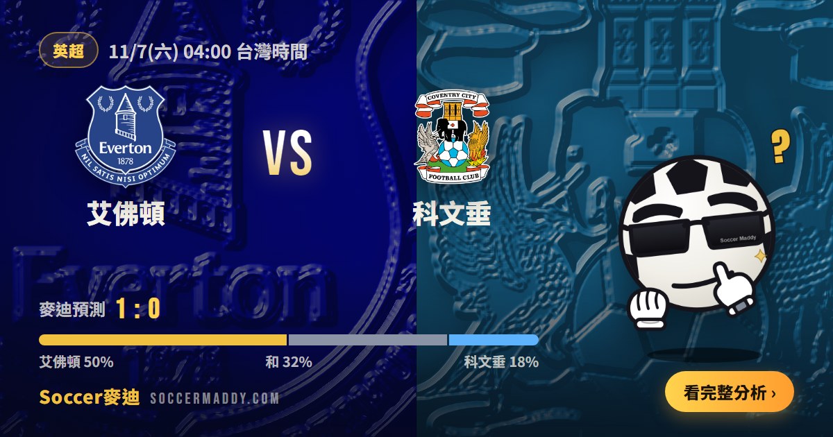 艾佛頓 vs 科文垂