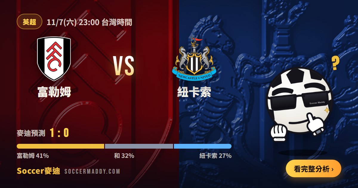 富勒姆 vs 紐卡索