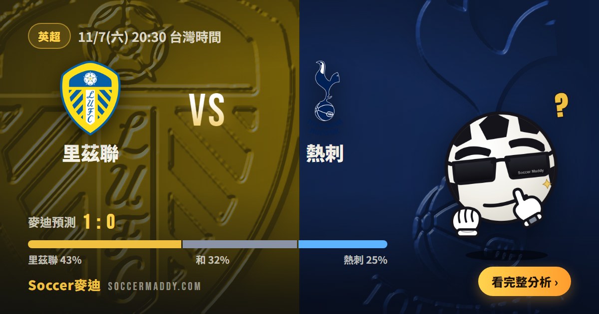 里茲聯 vs 熱刺