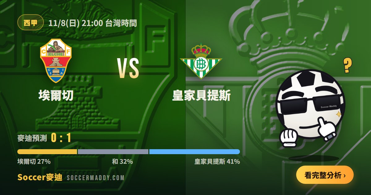 埃爾切 vs 皇家貝提斯