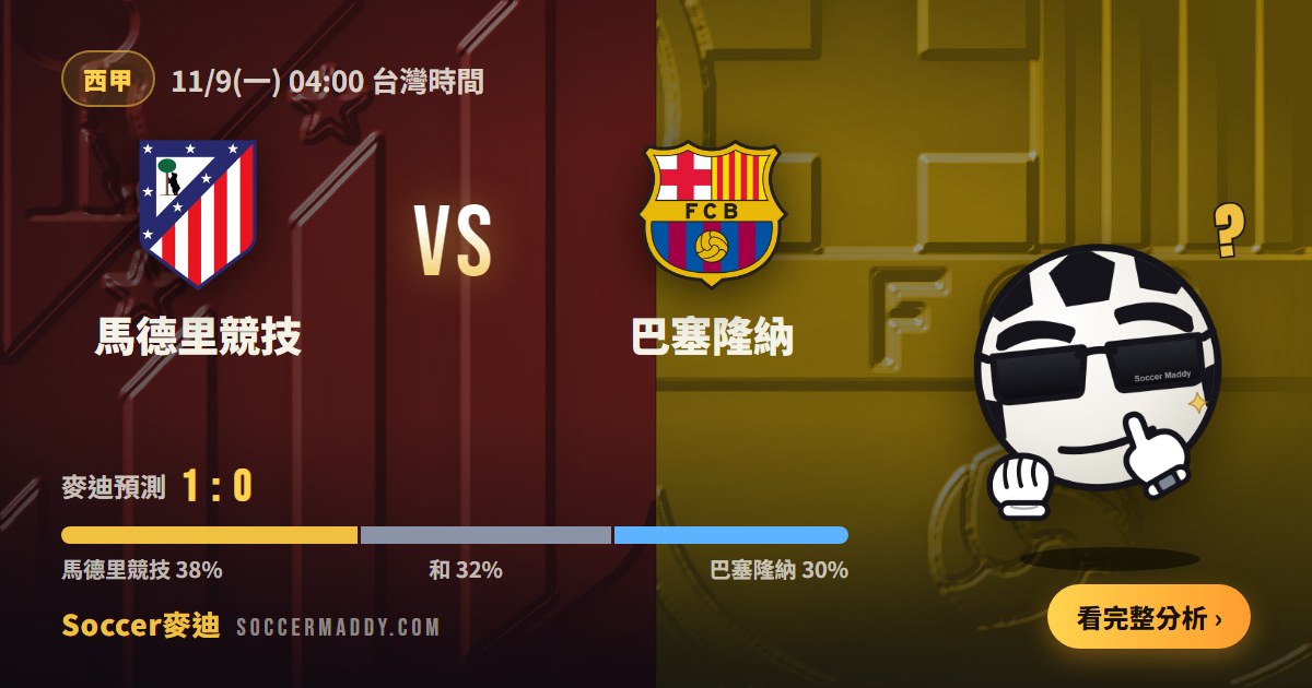 馬德里競技 vs 巴塞隆納