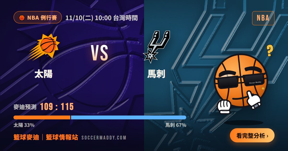 太陽 vs 馬刺