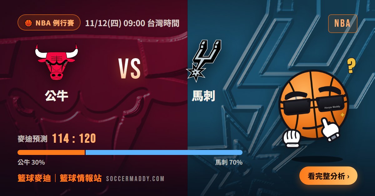 公牛 vs 馬刺