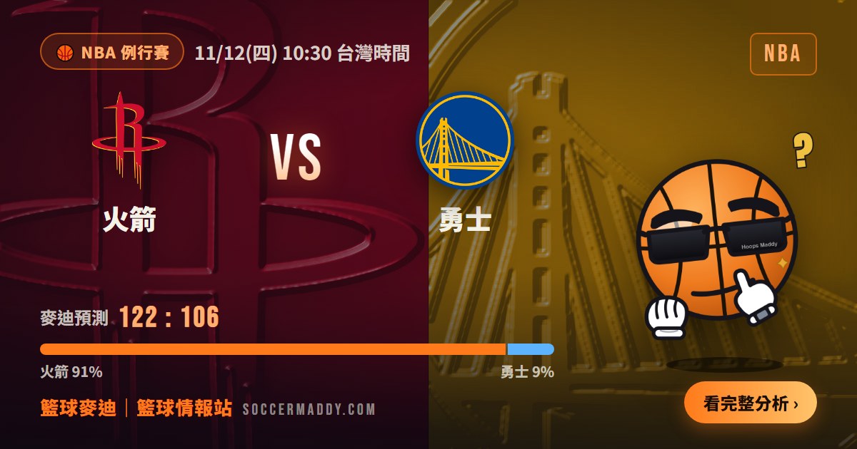 火箭 vs 勇士