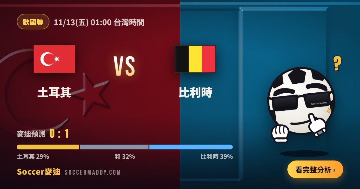 土耳其 vs 比利時